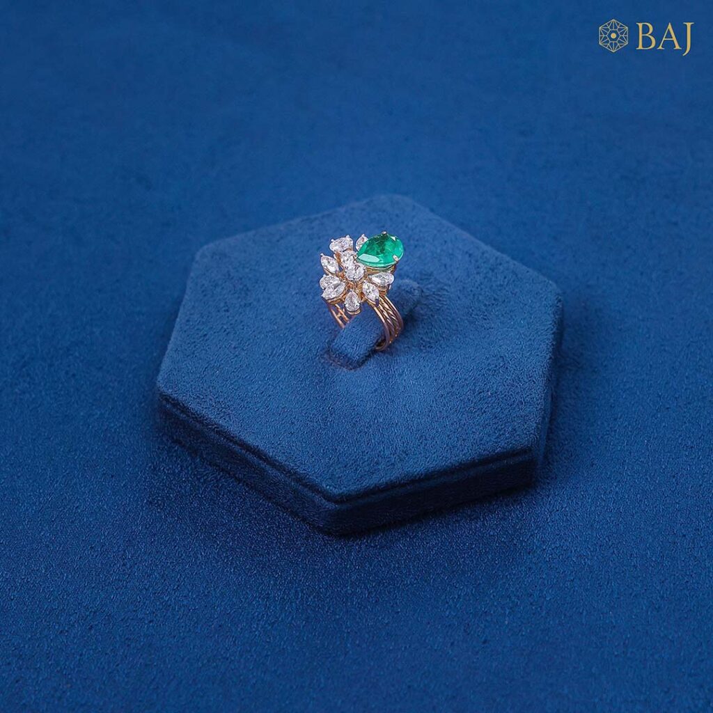 Green Flare ring