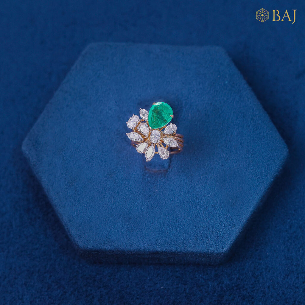 Green Flare ring
