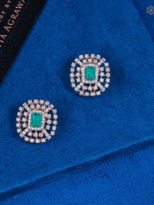 Emerald Radiance Studs