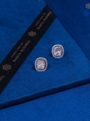 Crystal Cushion Studs