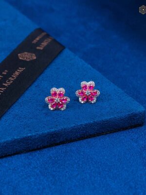 Blush Bloom Studs