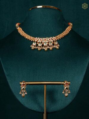 22Kt Petite Kundan Bridal Choker Set