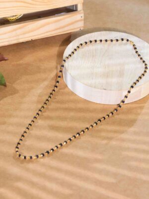 Elegance Bead Black-Gold Chain