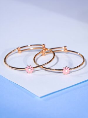 Blossom Charm Enamel Bracelet